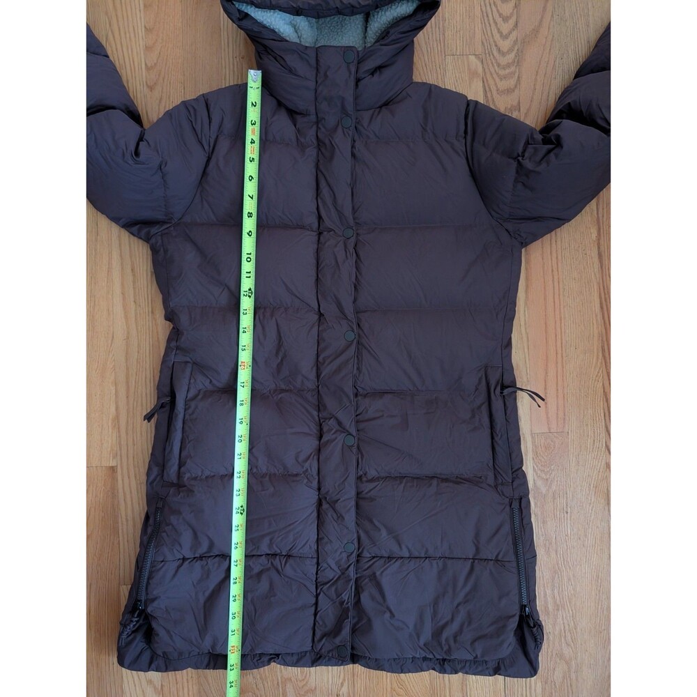 REI Co-op Norseland Goose Down Parka Puffer Jacket Womens M Sherpa Fleece Hood - Picture 15 of 15